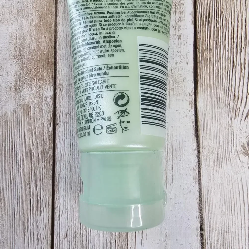 Clinique face scrub cream travel size 30ml